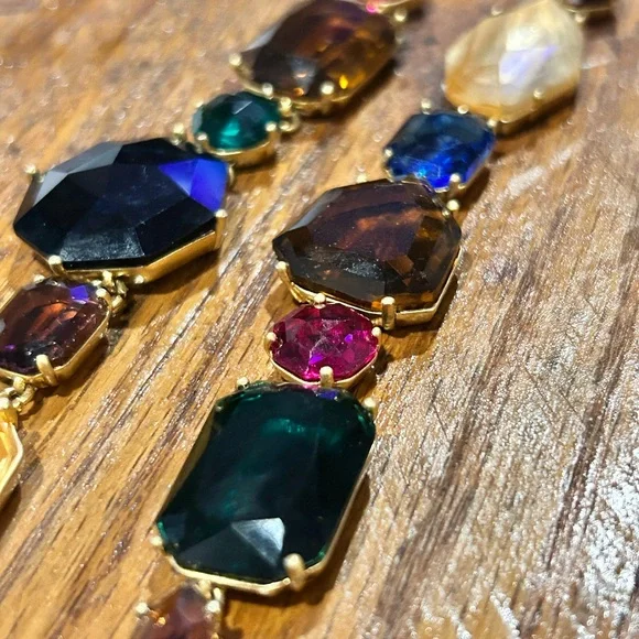 Kate Spade Perfectly Imperfect Stone Mixed Stone Crystal Necklace [RareVintage.] - Picture 7 of 15